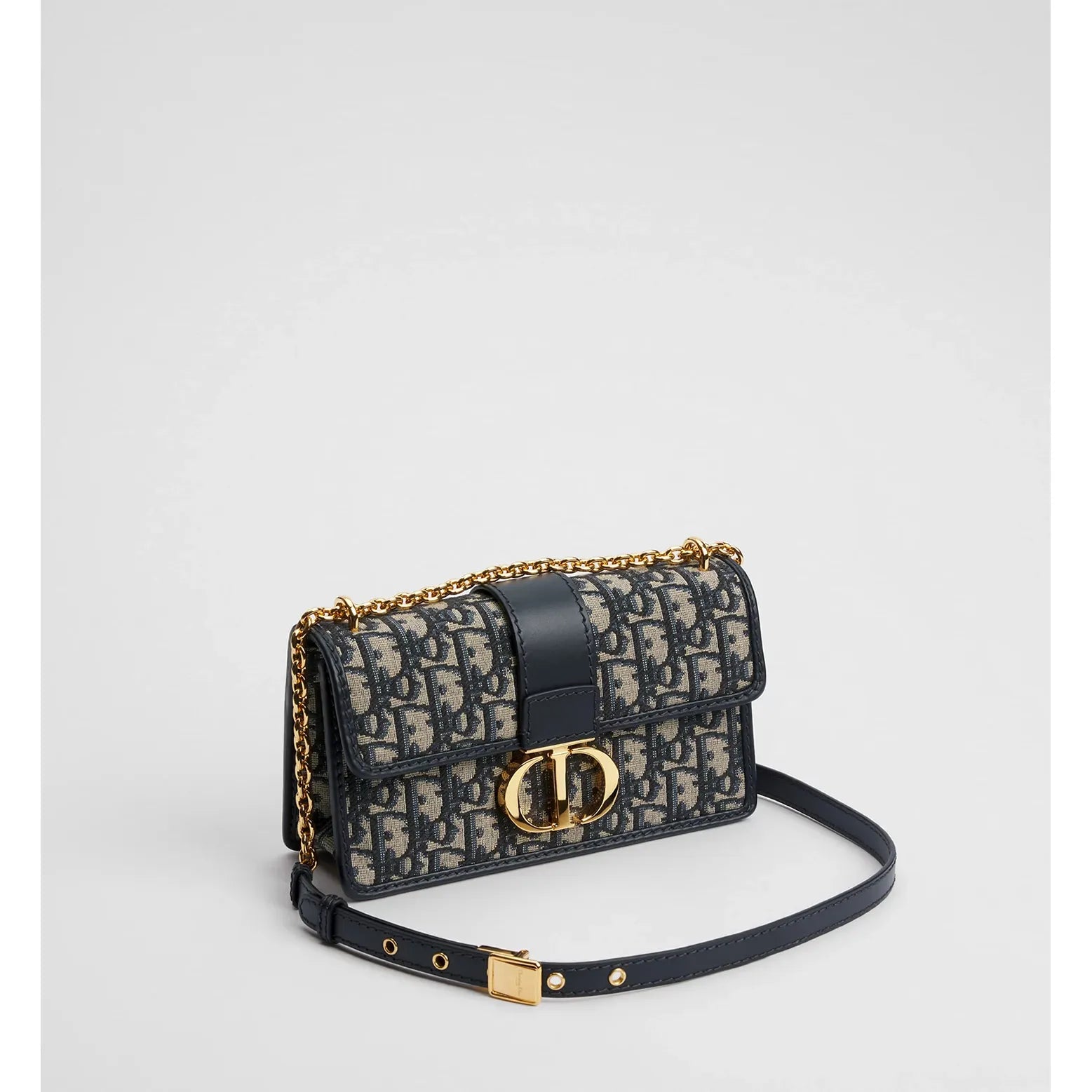 Sac Dior East-West à chaîne 30 Montaigne - Bleu