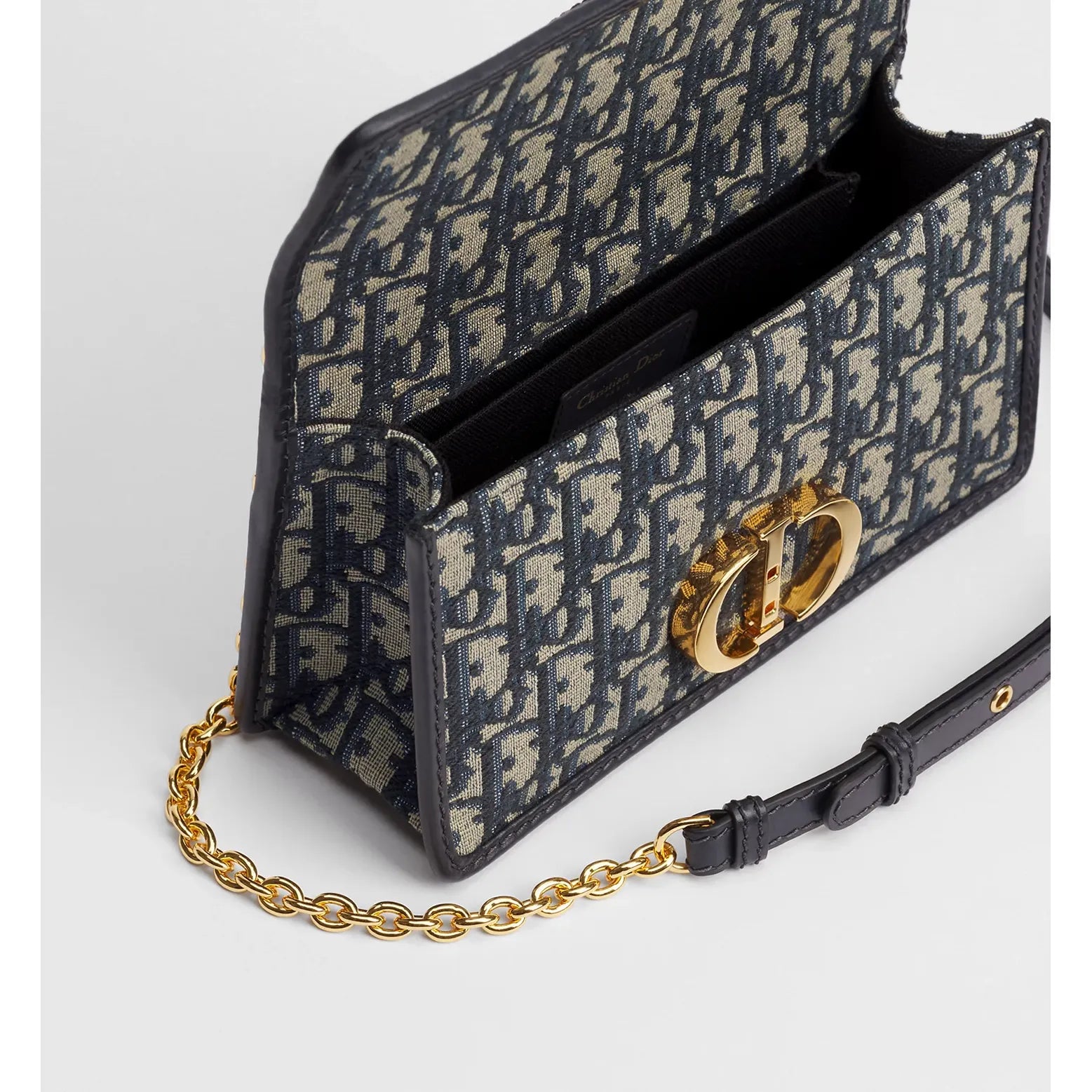 Sac Dior East-West à chaîne 30 Montaigne - Bleu