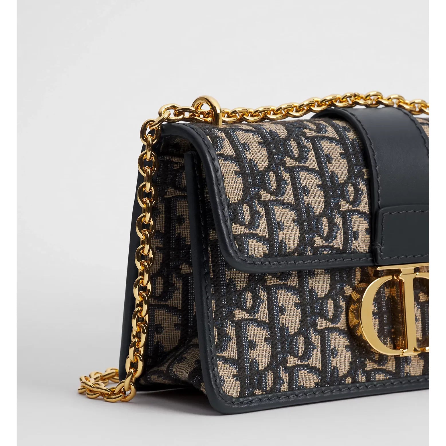 Sac Dior East-West à chaîne 30 Montaigne - Bleu