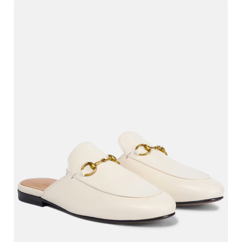 Mules Gucci - Princetown - Blanc