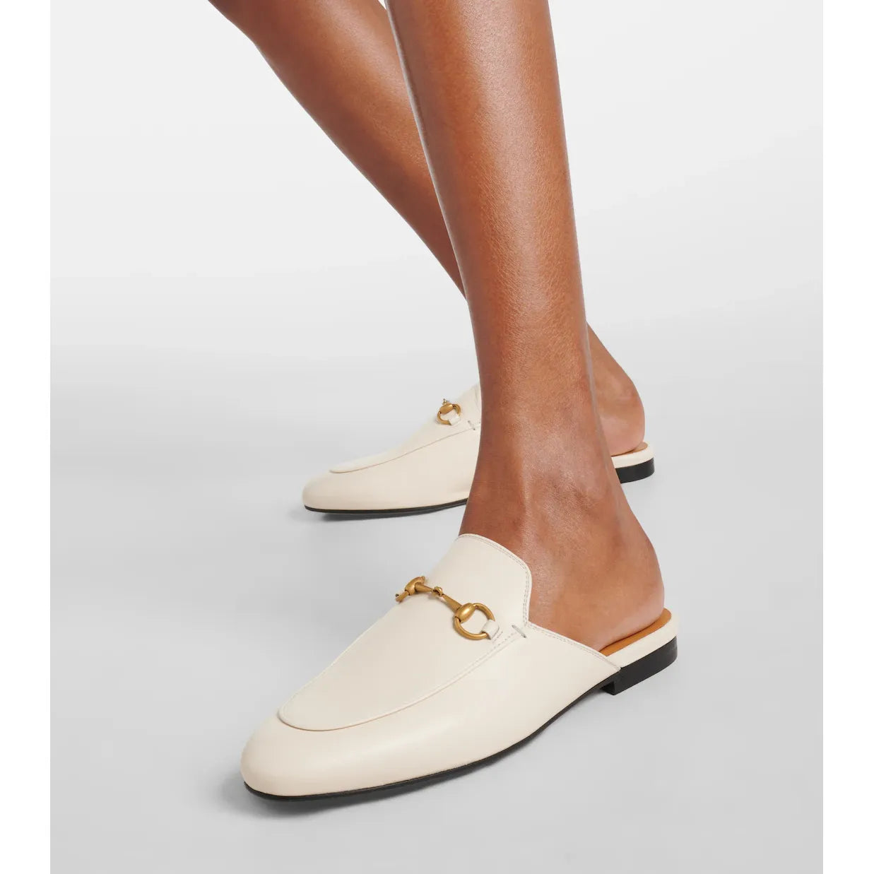 Mules Gucci - Princetown - Blanc