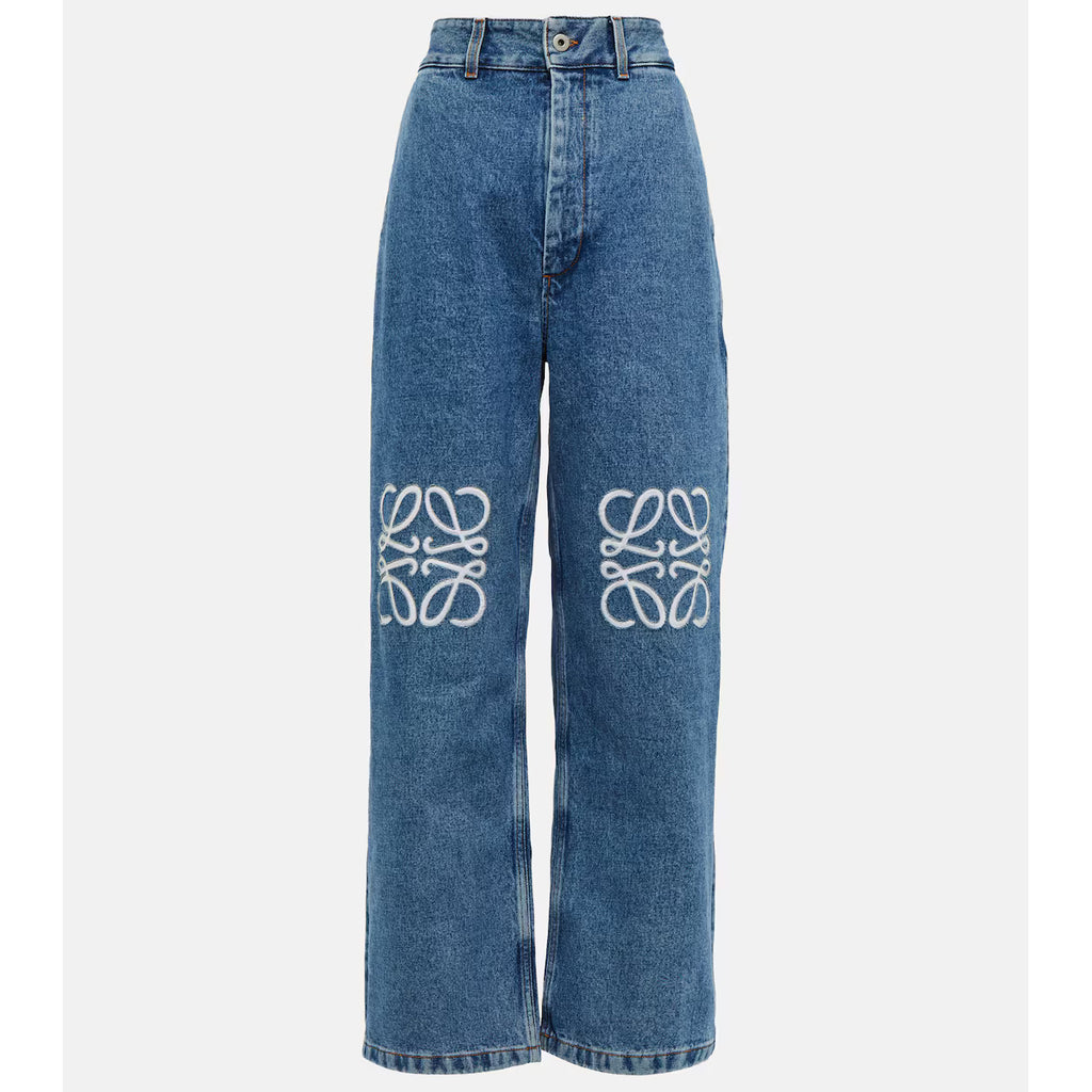 Jean Loewe - ample Anagram à taille haute - Bleu
