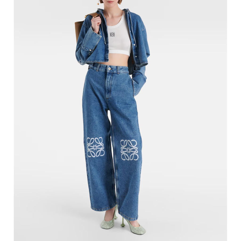 Jean Loewe - ample Anagram à taille haute - Bleu