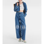Jean Loewe - ample Anagram à taille haute - Bleu