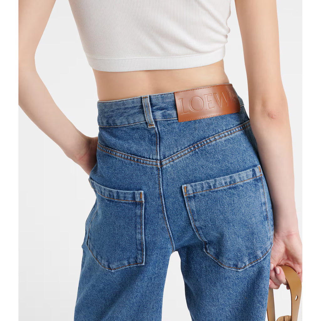 Jean Loewe - ample Anagram à taille haute - Bleu