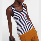 Débardeur Loewe - Anagram striped