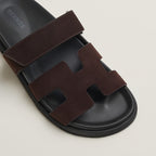 Sandales Hermes Chypre - Marron Ébène