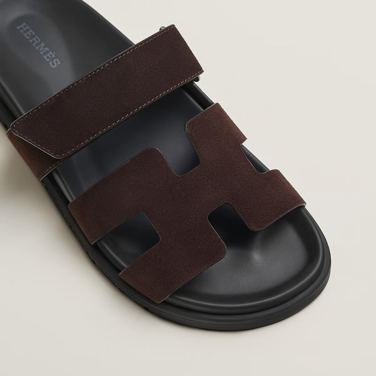 Sandales Hermes Chypre - Marron Ébène