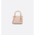 Sac Lady Dior - Micro - Rose Poudré