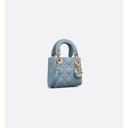 Sac Lady Dior - Micro - Bleu