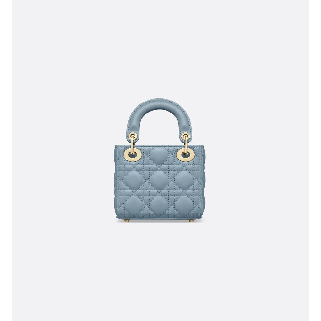 Sac Lady Dior - Micro - Bleu