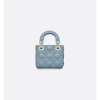 Sac Lady Dior - Micro - Bleu