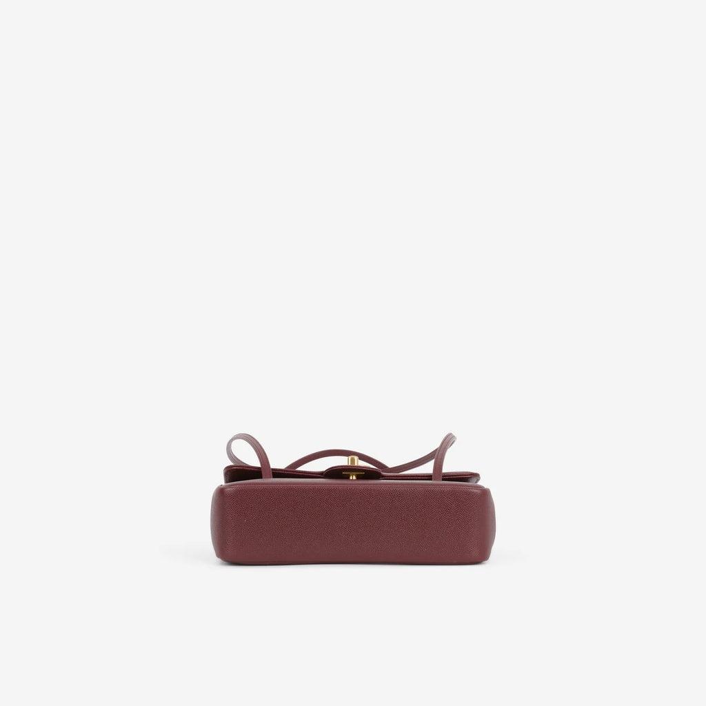 Sac Chanel - Shiny Caviar Preppy Coco - Mini - Bordeaux