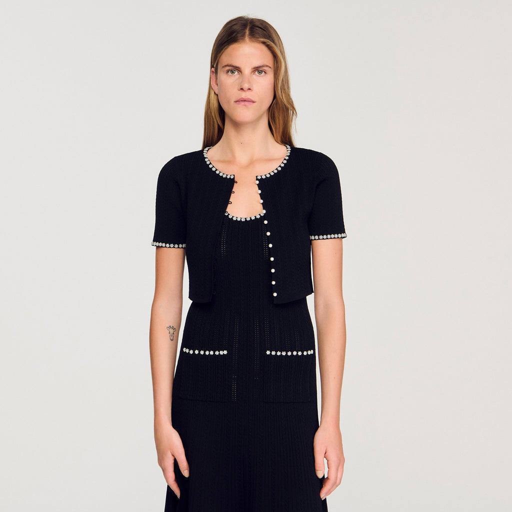 Cardigan Sandro - Noir