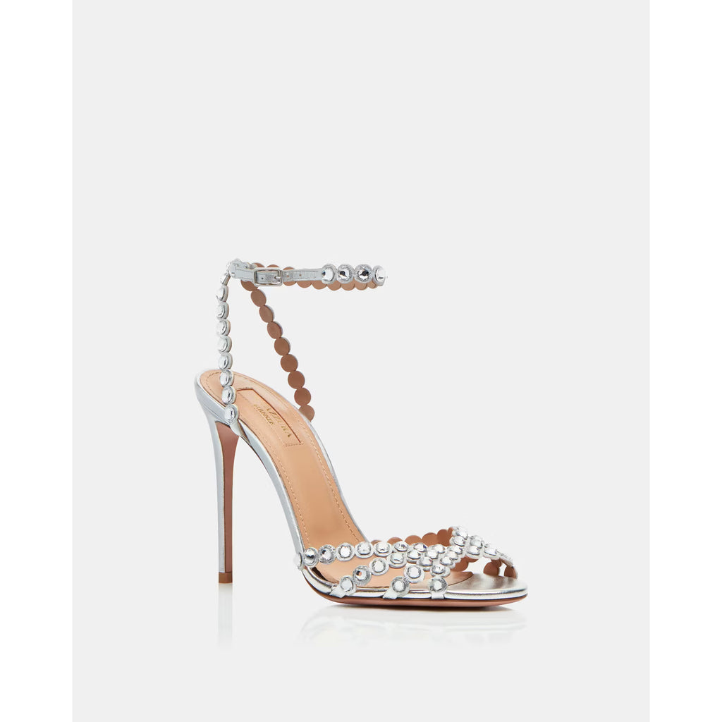 Talons Aquazzura Tequila - Gris Argenté - 85mm