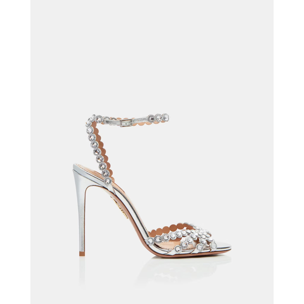 Talons Aquazzura Tequila - Gris Argenté - 85mm