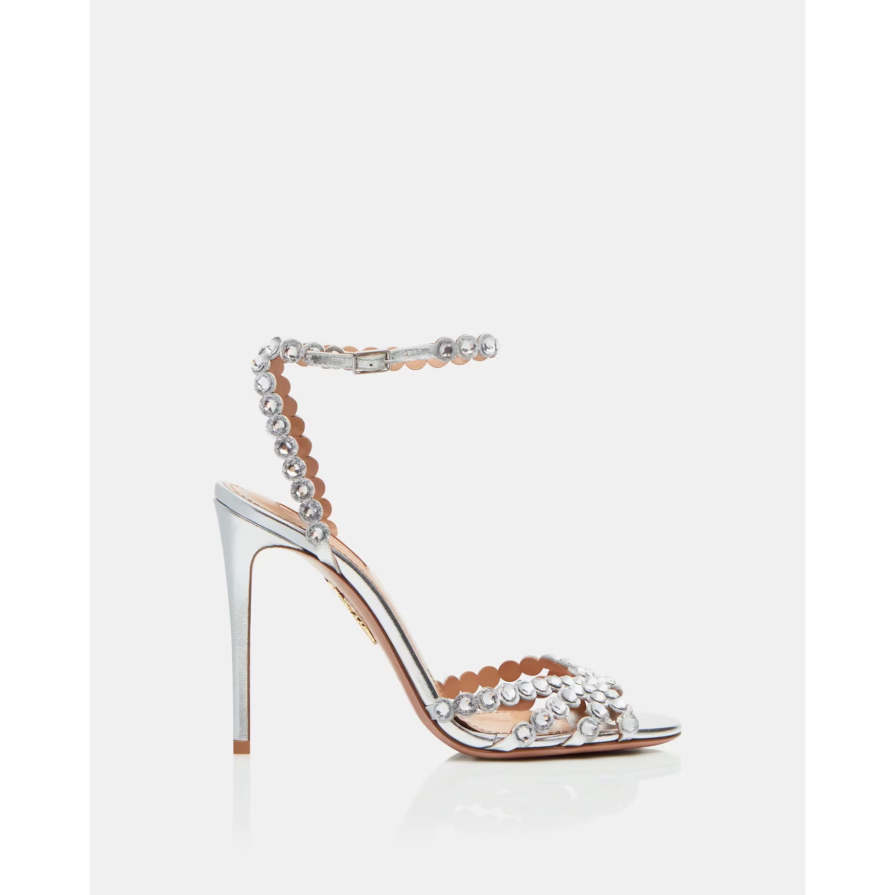 Talons Aquazzura Tequila - Gris Argenté - 85mm