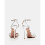 Talons Aquazzura Tequila - Gris Argenté - 85mm