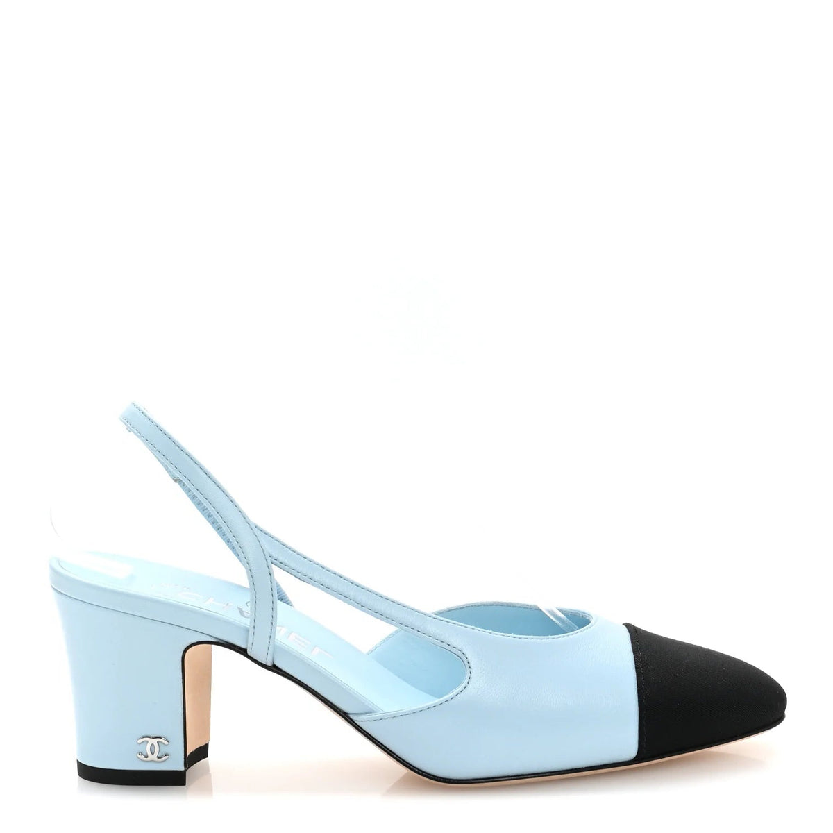 Escarpins Chanel - À Bride arrière - Bleu