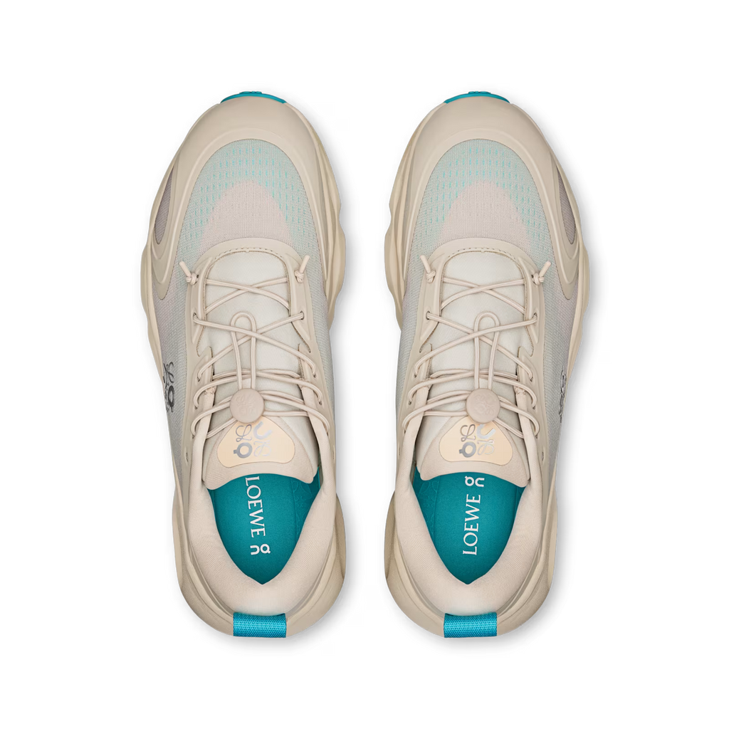 Espadrilles On Running Cloudsolo - LOEWE - Beige / Turquoise