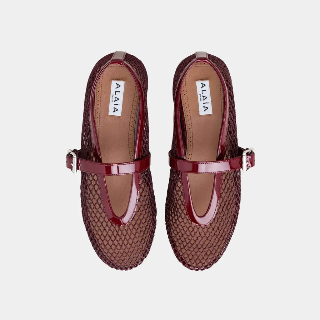 Ballerines Alaia - Rouge Grenat