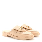 Mules Chanel - Turnlock - Beige
