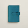 Portefeuille Hermès Béarn mini - Bleu
