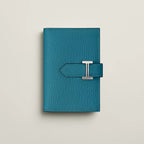 Portefeuille Hermès Béarn mini - Bleu