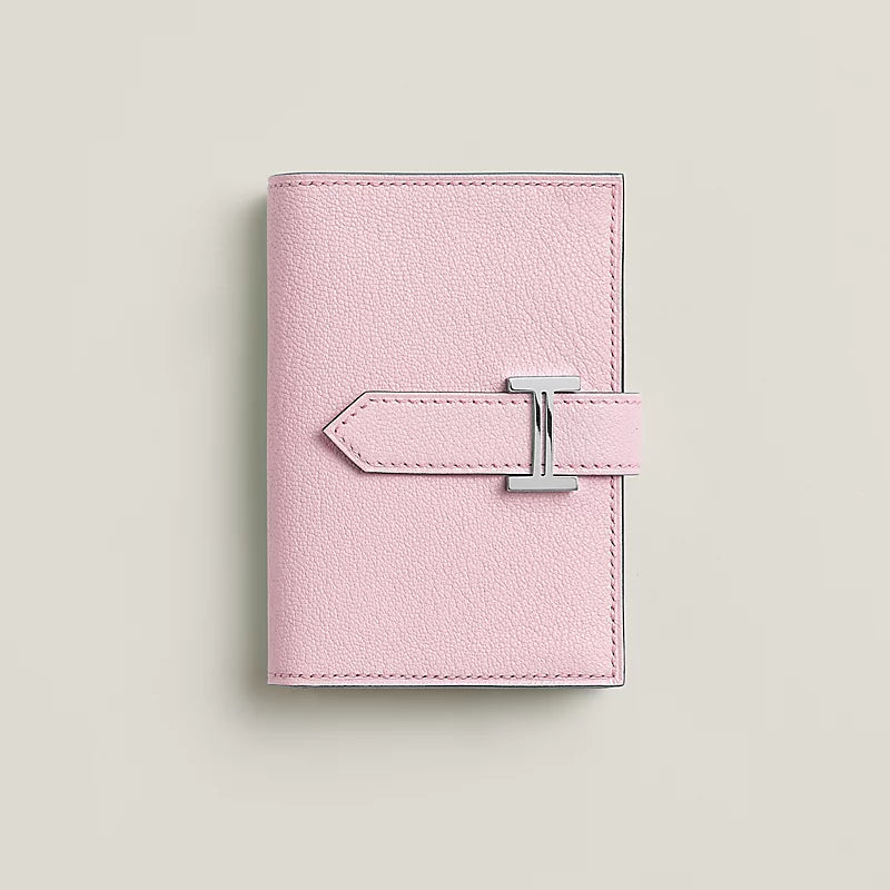 Portefeuille Hermès Béarn mini - Rose
