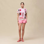 T-Shirt Hermes - "Bride a Bloc" - Rose
