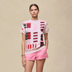 T-Shirt Hermes - "Bride a Bloc" - Rose
