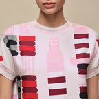 T-Shirt Hermes - "Bride a Bloc" - Rose