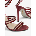Talons René Caovilla - Orné de cristaux - Rouge - 105mm