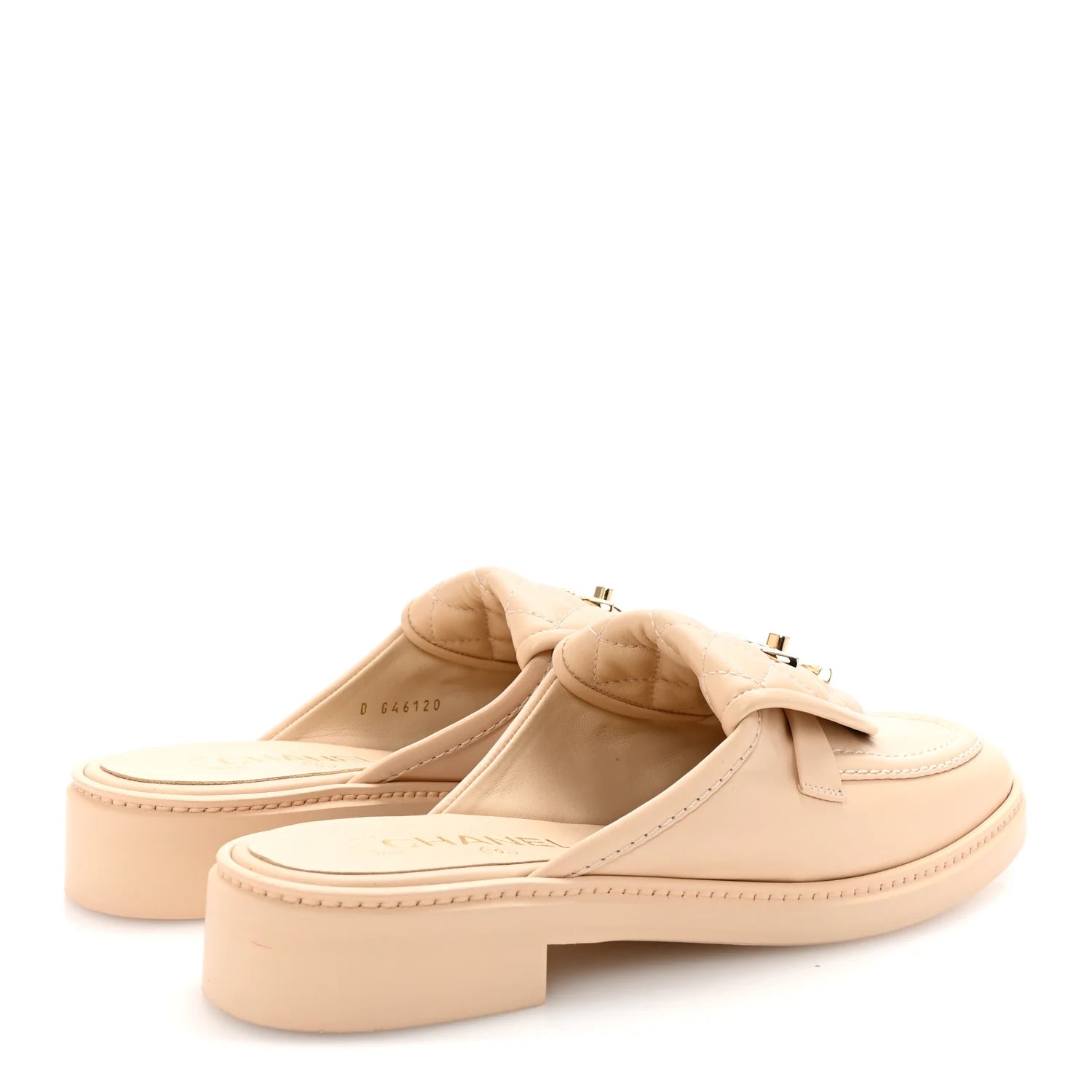 Mules Chanel - Turnlock - Beige