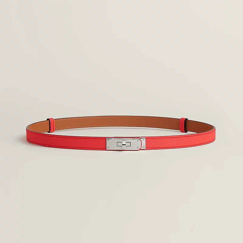 Ceinture Hermès Kelly 18 - Rouge