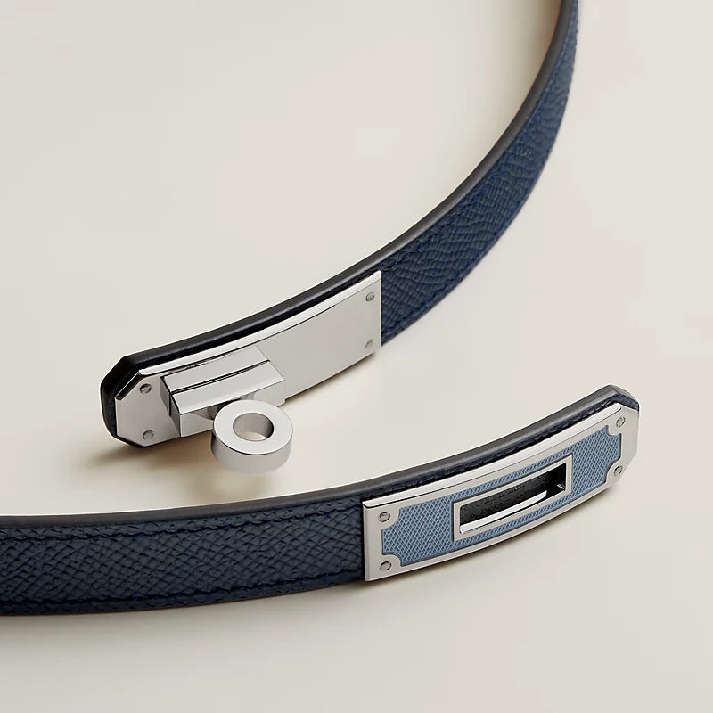 Ceinture Hermès Kelly 18 - Bleu