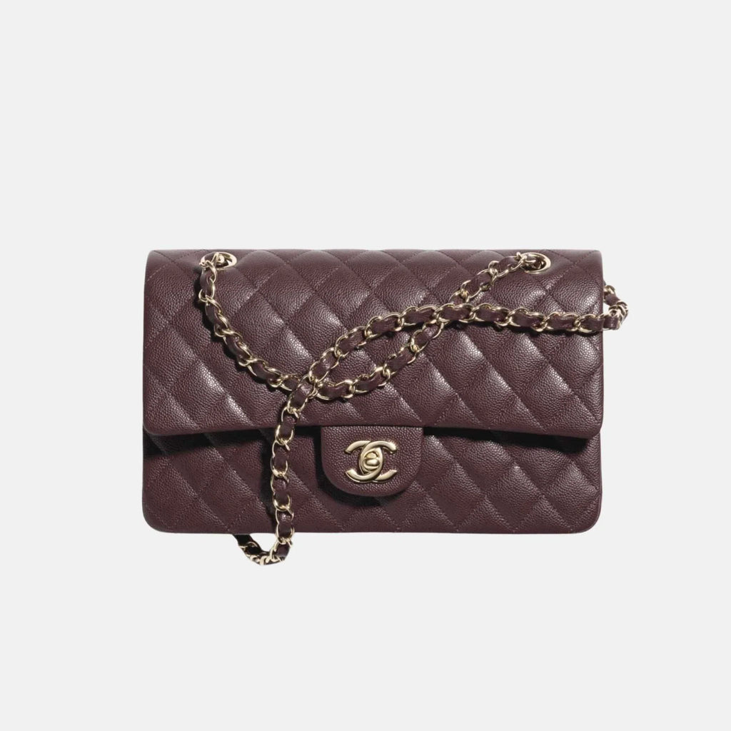 Sac Chanel Medium Classic Double Flap - Marron