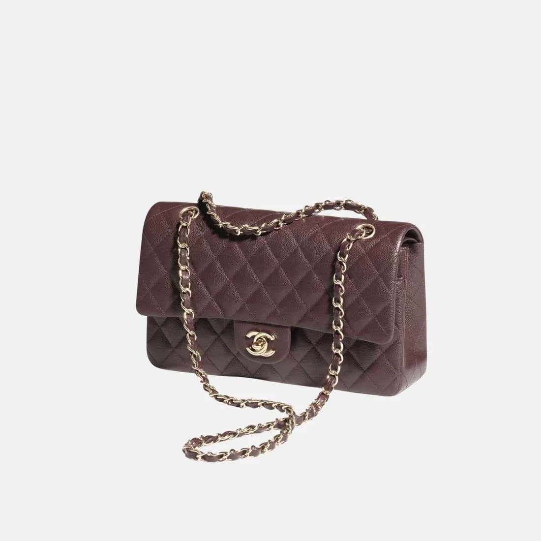 Sac Chanel Medium Classic Double Flap - Marron