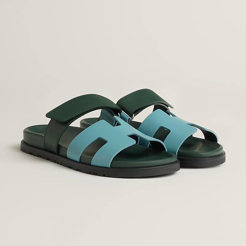 Sandales Chypre - bleu citadin