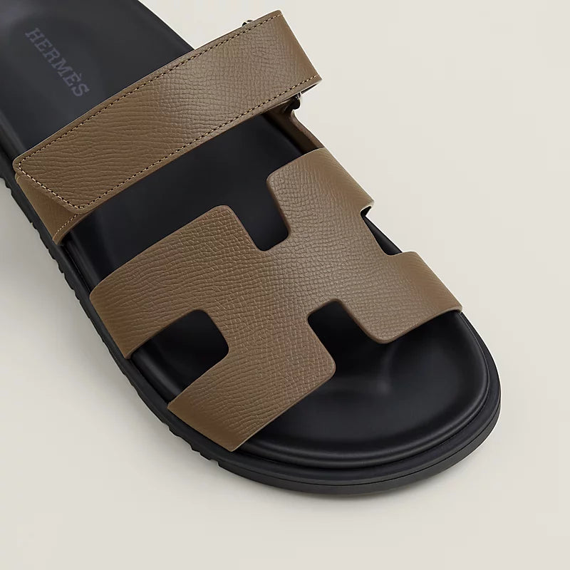 Sandales Hermes Chypre - Étoupe