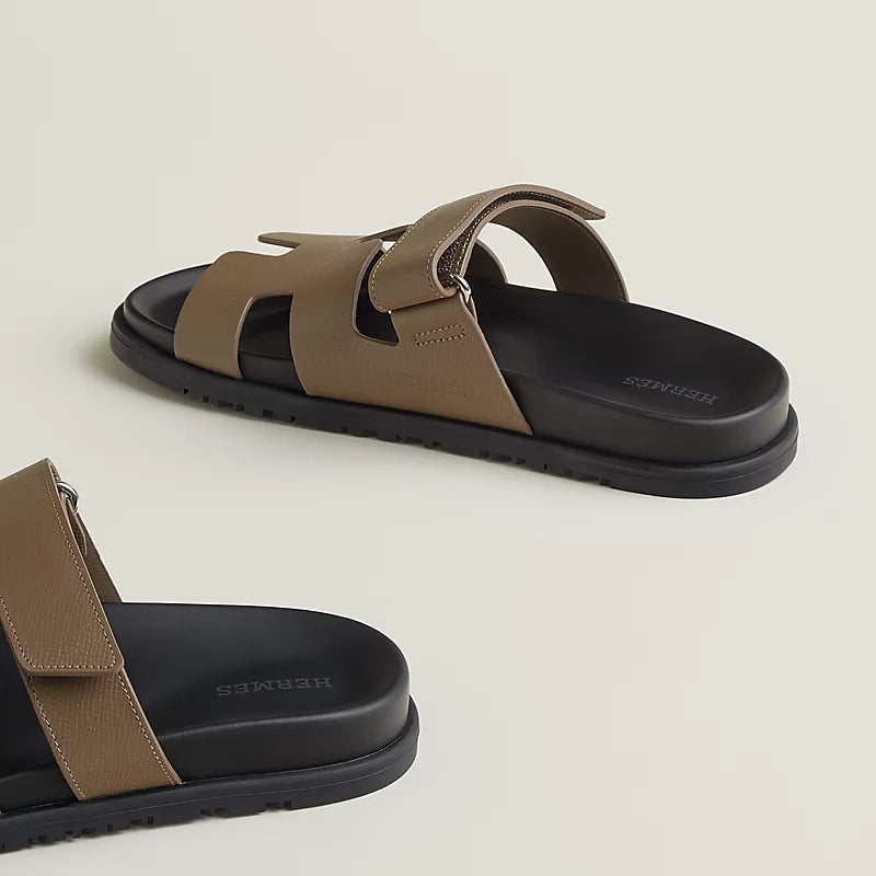 Sandales Hermes Chypre - Étoupe