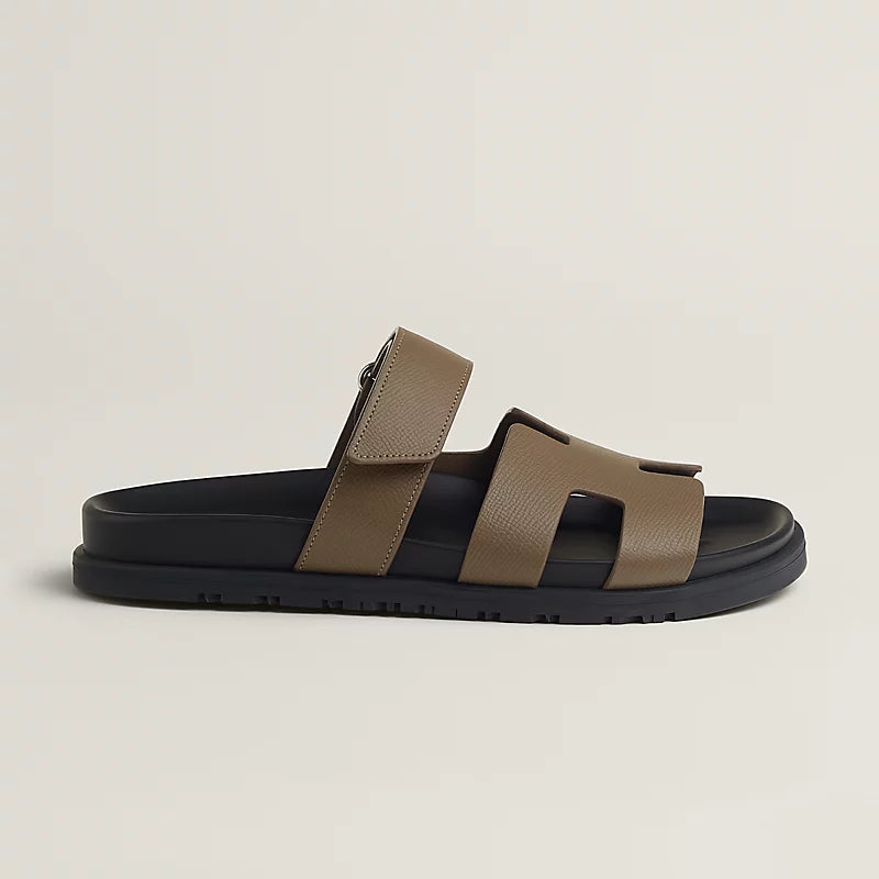 Sandales Hermes Chypre - Étoupe
