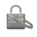 Sac Lady Dior - Small - Gris