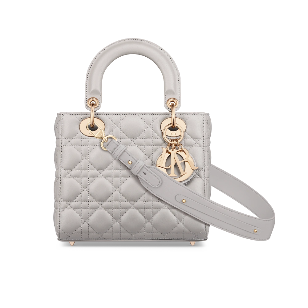 Sac Lady Dior - Small - Cannage Gris