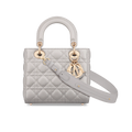 Sac Lady Dior - Small - Cannage Gris