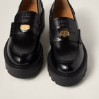 Mocassins Miu Miu - Cuir Bossé