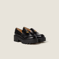 Mocassins Miu Miu - Cuir Bossé