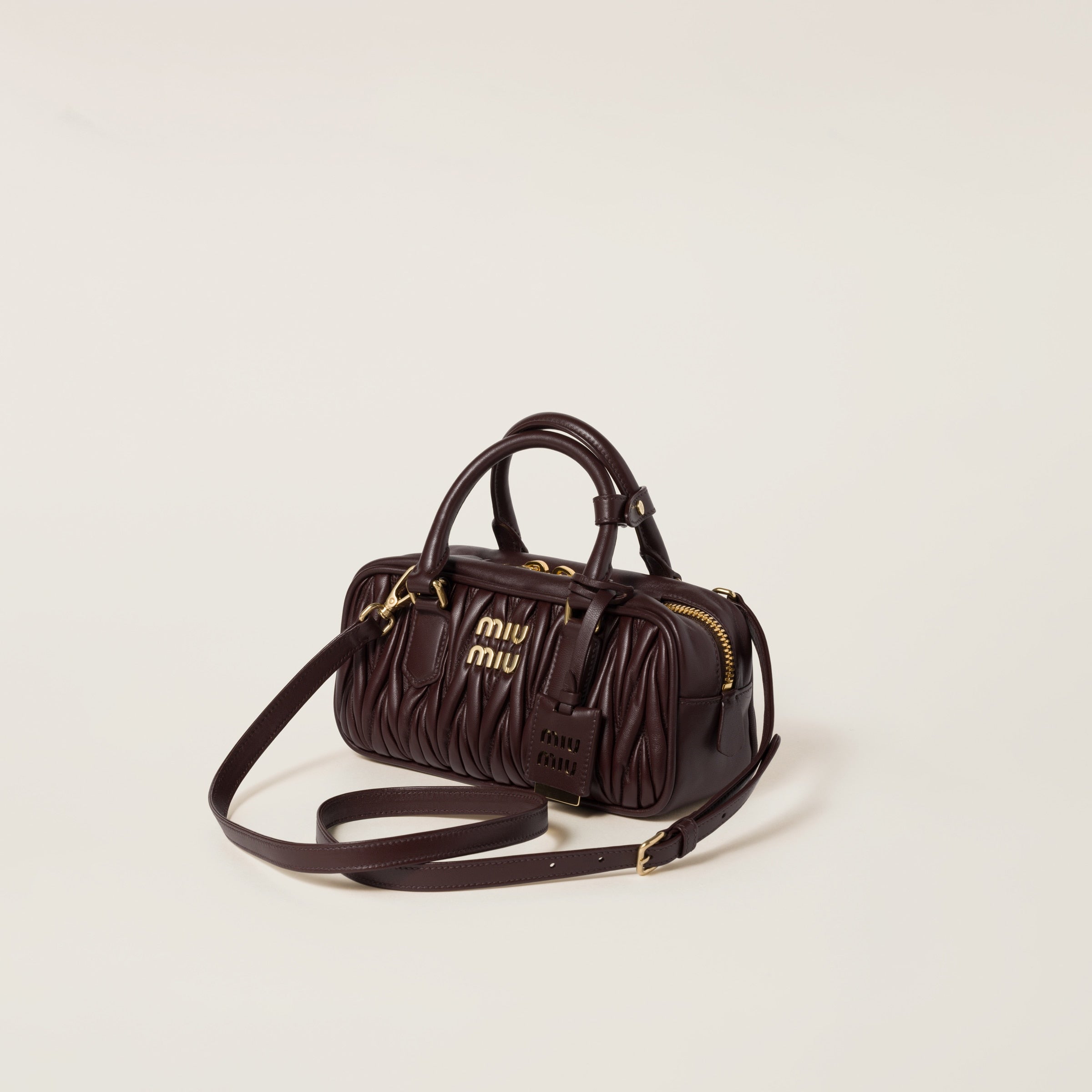 Sac Miu Miu Arcadie en cuir nappa matelassé