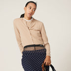Cardigan Miu Miu Knit Cashmere - Beige