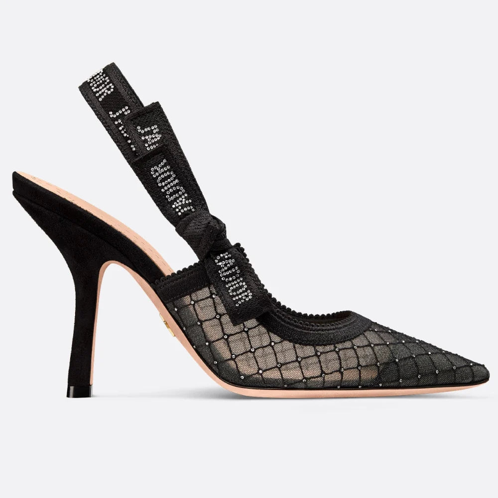 Escarpins Christian Dior - J'adior Slingback Transparent - Noir